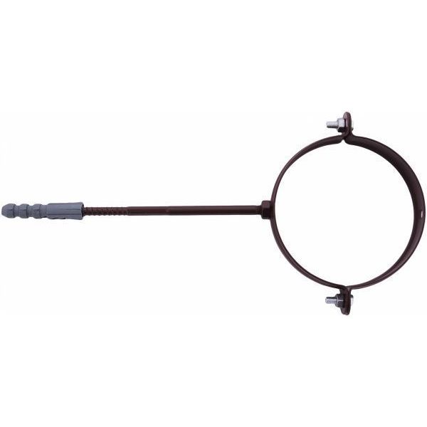 Кронштейн труби металевий Сяйво L=100 мм D=100 мм коричневий 