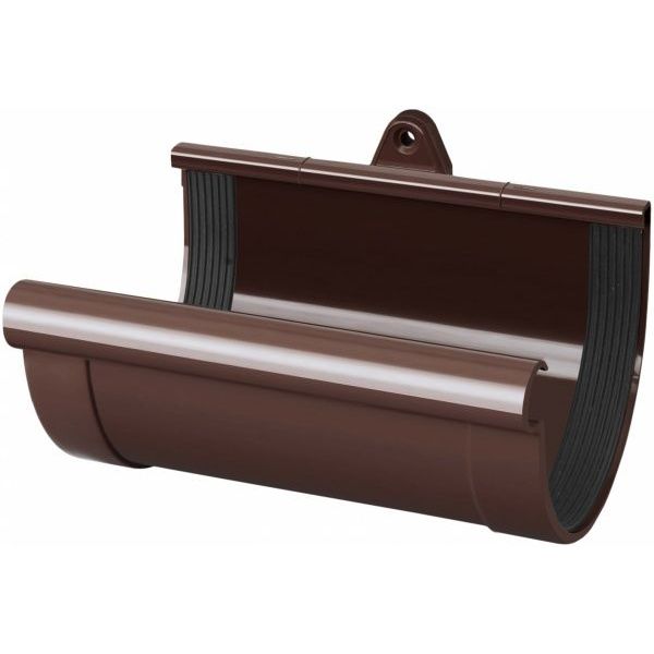 Муфта желоба RAINWAY d130 мм коричневый 