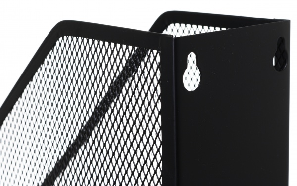 Лоток для паперів вертикальний метал 25х72х32 см чорний Nota Bene