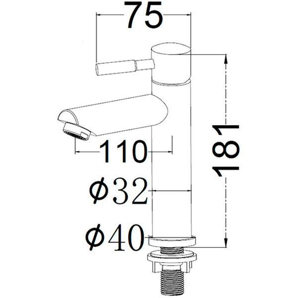 Кран Mixxen Невада на холодну воду MXIN0428