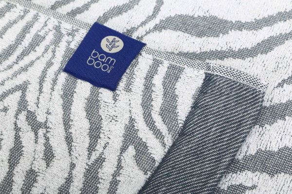 Полотенце махровое Zebra 50x90 см серый Texpol 