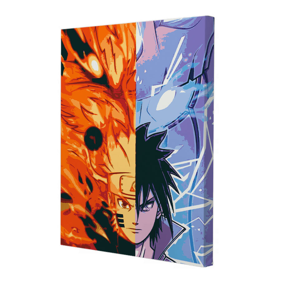 Картина по номерам Riviera Blanca Наруто vs Саске RB-0524