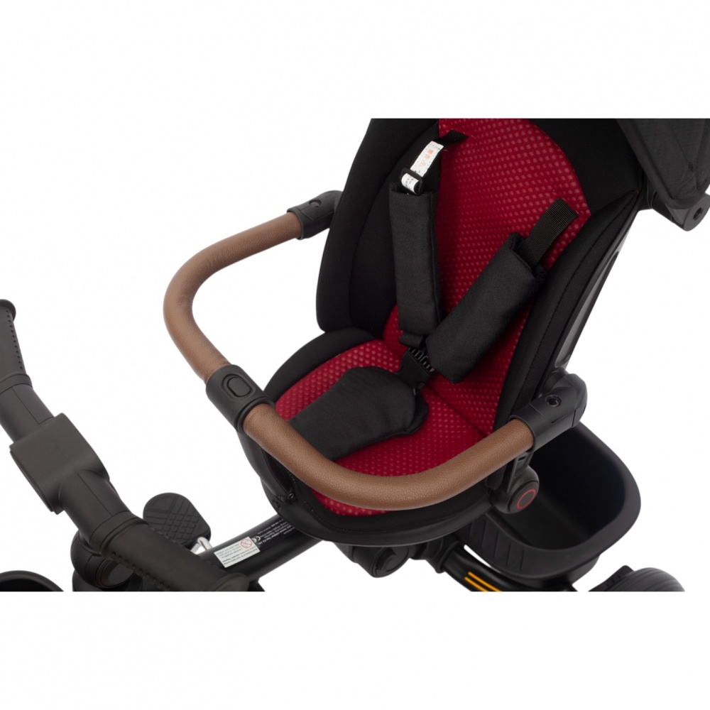 Велосипед детский MaxxPro kids трехколесный с балдахином черный 2750009