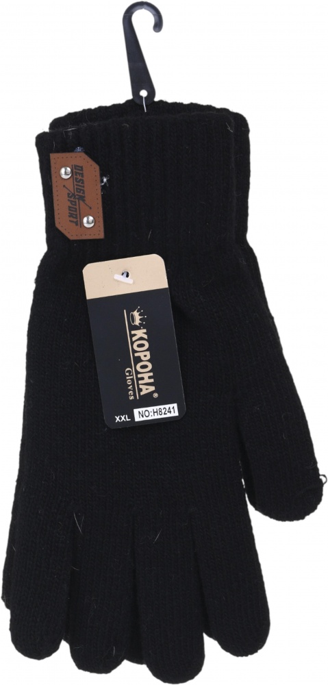 Рукавицы Корона 8241 р.one size черный