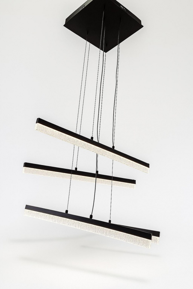 Люстра підвісна LIGHT SET GRIM PL-S 4 чорний