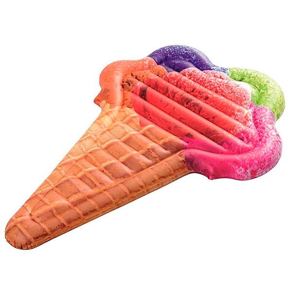 Матрас надувной Bestway 188х130 см Ice Cream коричневый