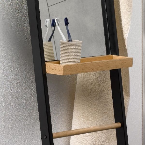 Держатель для полотенец Kela с зеркалом Oak 24264 44х10,5х180 см