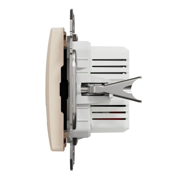 Розетка USB подвійна із заземленням Schneider Electric Sedna Design тип A + A без кришки бежевий SDD112401