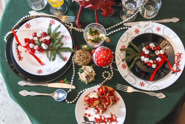 Сервиз столовый 18 предметов на 6 персон Jassy New Year Maison Forine