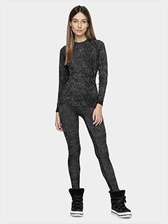 Футболка с длинным рукавом 4F D4Z20-BIDB200G-20A S/M черный