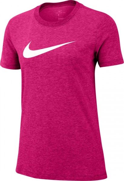 Футболка Nike W NK DRY TEE DFC CREW AQ3212-616 р.S рожевий