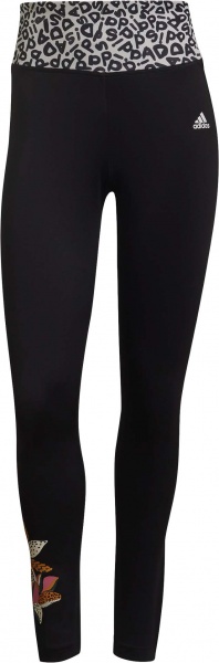 Лосины Adidas W FARM FB TIG GS6340 р.XS черный