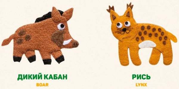 Книга Олена Забара «Лісові звірі. Forest animals» 978-617-679-317-5