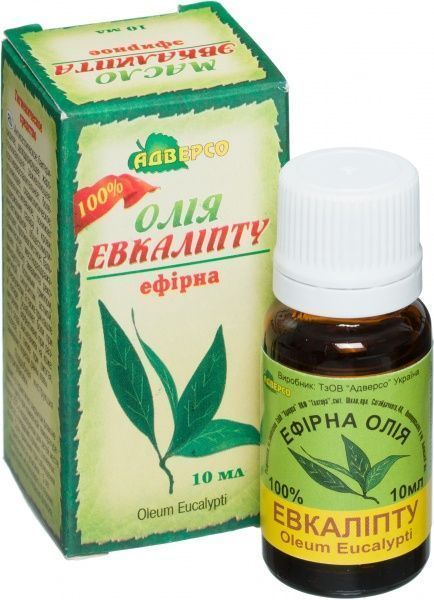 Эфирное масло Адверсо Евкаліптова 10 мл 