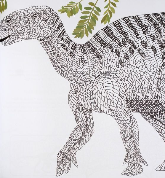 Книга-раскраска Лорен Фарнсворт «Динозаврія» 978-617-7579-12-9