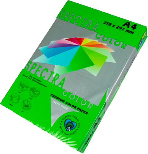 Папір кольоровий Crystal A4 80 г/м інтенсів Parrot 230 зелений 