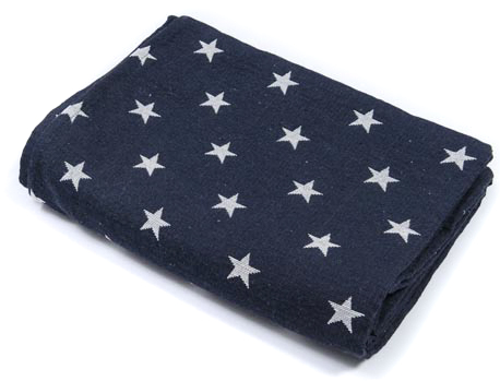 Покривало Зірки 145x210 см Текстиль-Контакт синій 