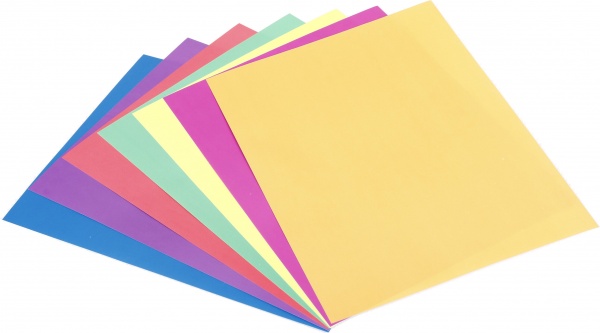 Набір кольорового паперу Art studio of happiness односторонній флуоресцентний 7 аркушів