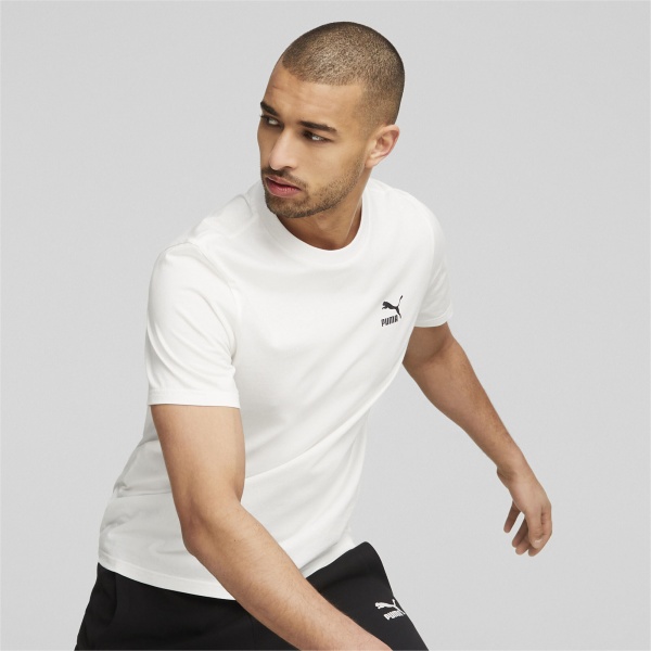 Футболка Puma CLASSICS SMALL LOGO TEE 53558702 р.L білий