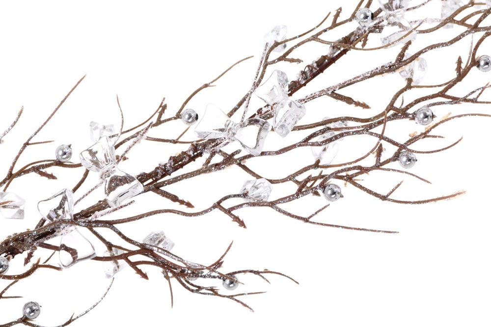 Декоративна гірлянда з бісером та вусиками 120 см RS1T818