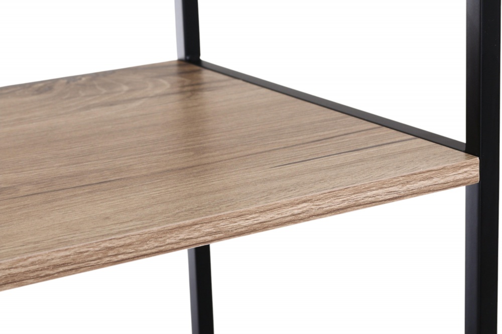 Етажерка Центр Меблів Конго 1800х500х300 мм натуральний/чорний