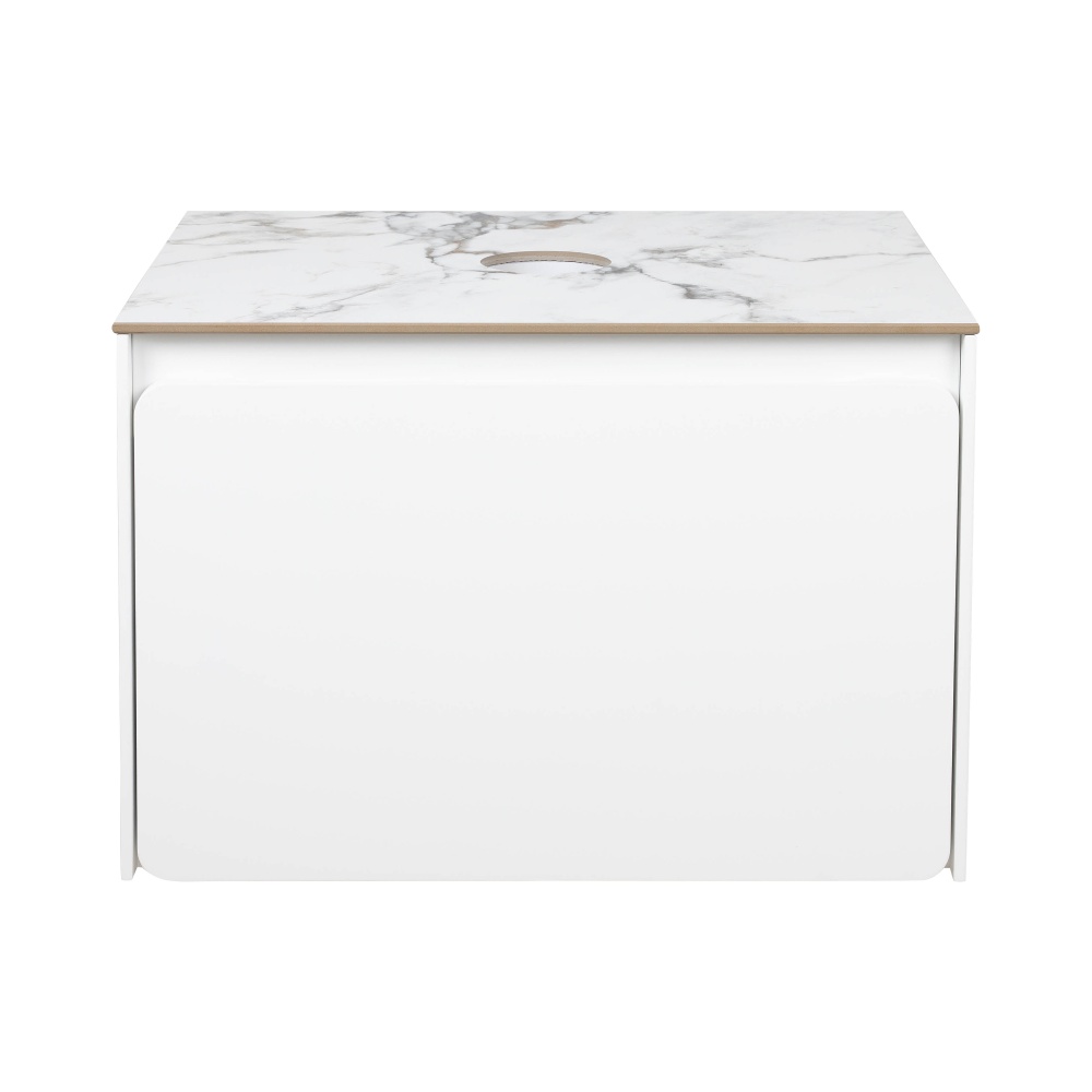 Тумба подвесная Aqua Rodos KIOTO (белый мат)