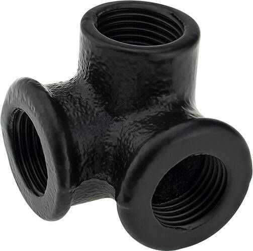 Крепеж DC угловое (3 труби) d-19 мм черный