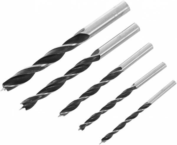 Сверло по дереву Top Tools 4-10 мм 5 шт. 60H805