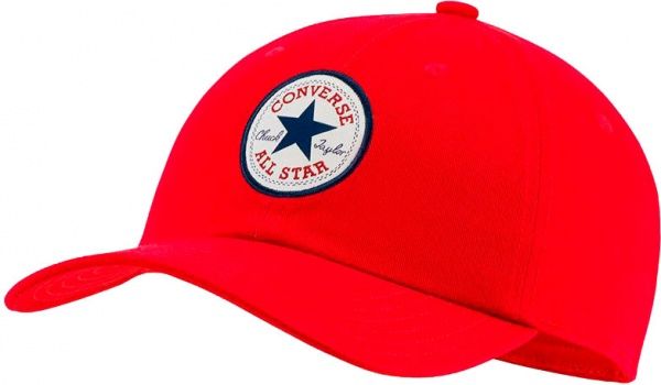 Кепка Converse CONVERSE TIPOFF CHUCK BASEBALL UNI RED 10008474-610 OS красный