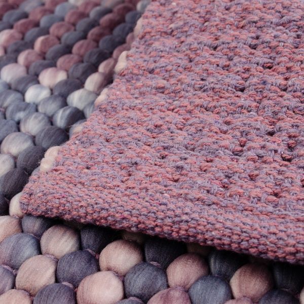 Килимок для ванної Home Line Bubble 55х65 см бузковий