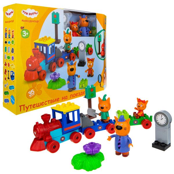 Ігровий набір Три коти Мандрівка поїздом Т19757 
