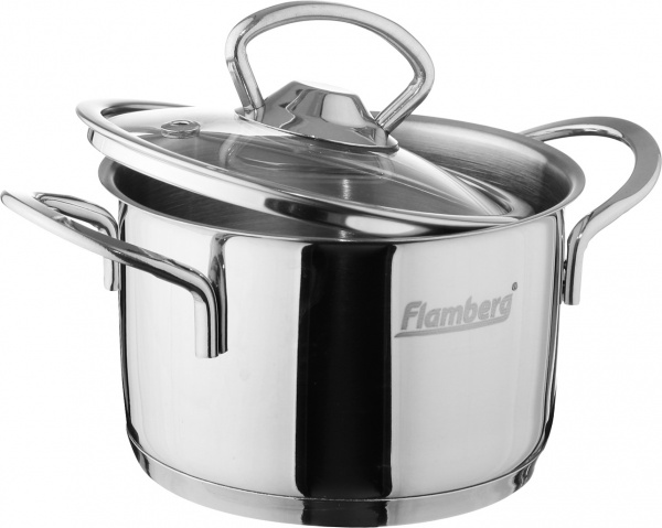 Каструля з кришкою Sonata 0,9 л Flamberg