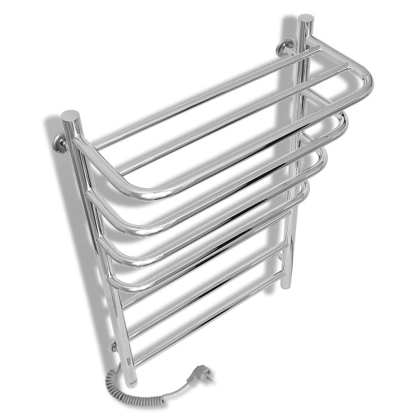 Полотенцесушитель электрический Evro-Termo Шарм П7 500х800 с полкой Л П S3