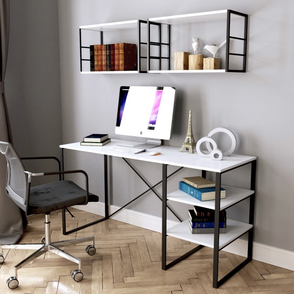 Стол письменный Art in Head Брант белый 