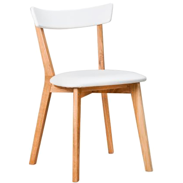 Стул обеденный Высота сиденья - 470 мм РПМК Цюрих ясень/белый