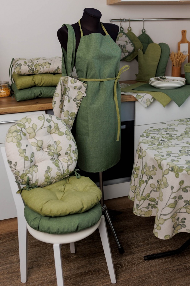 Фартук БОТАНИКА зеленый La Nuit