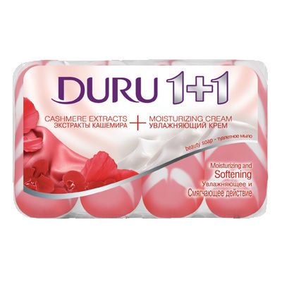 Мыло Duru 1+1 Кашемир 4х100 г