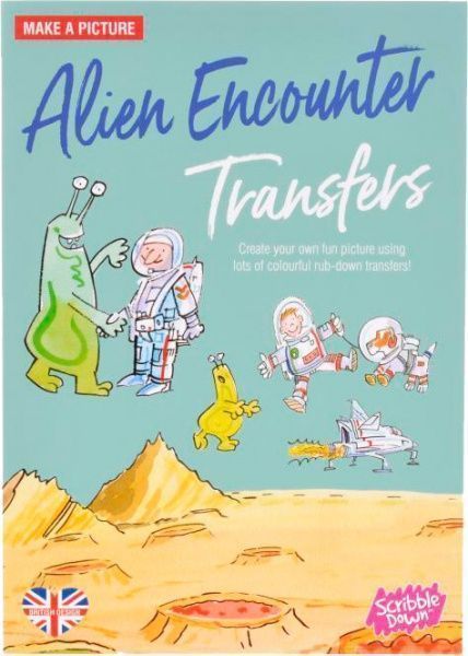 Набор наклеек Scribble Down Встреча с пришельцами SD/06