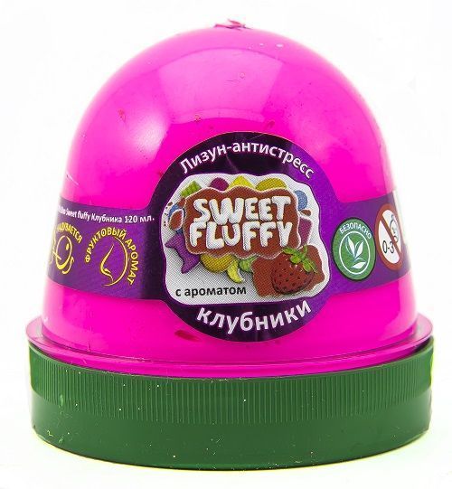 Слиз-лизун OKTO Sweet fluffy Полуниця 120 мл 80072