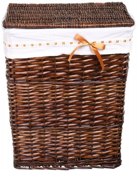 Кошик плетений з текстилем Tony Bridge Basket 44x34x56 см HQ13-10AB-1 