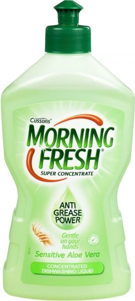 Засіб для ручного миття посуду Morning Fresh Sensitive Aloe Vera Cуперконцентрат 0,45л
