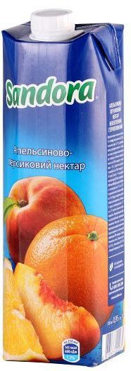 Нектар Sandora Апельсин-персик 0,95л 