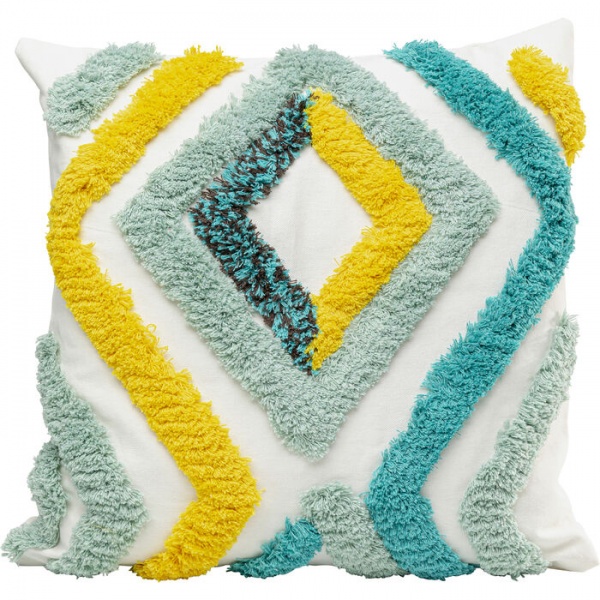 Подушка Прикольні стрічки 45х45см 45x45 см різнокольоровий KARE Design 