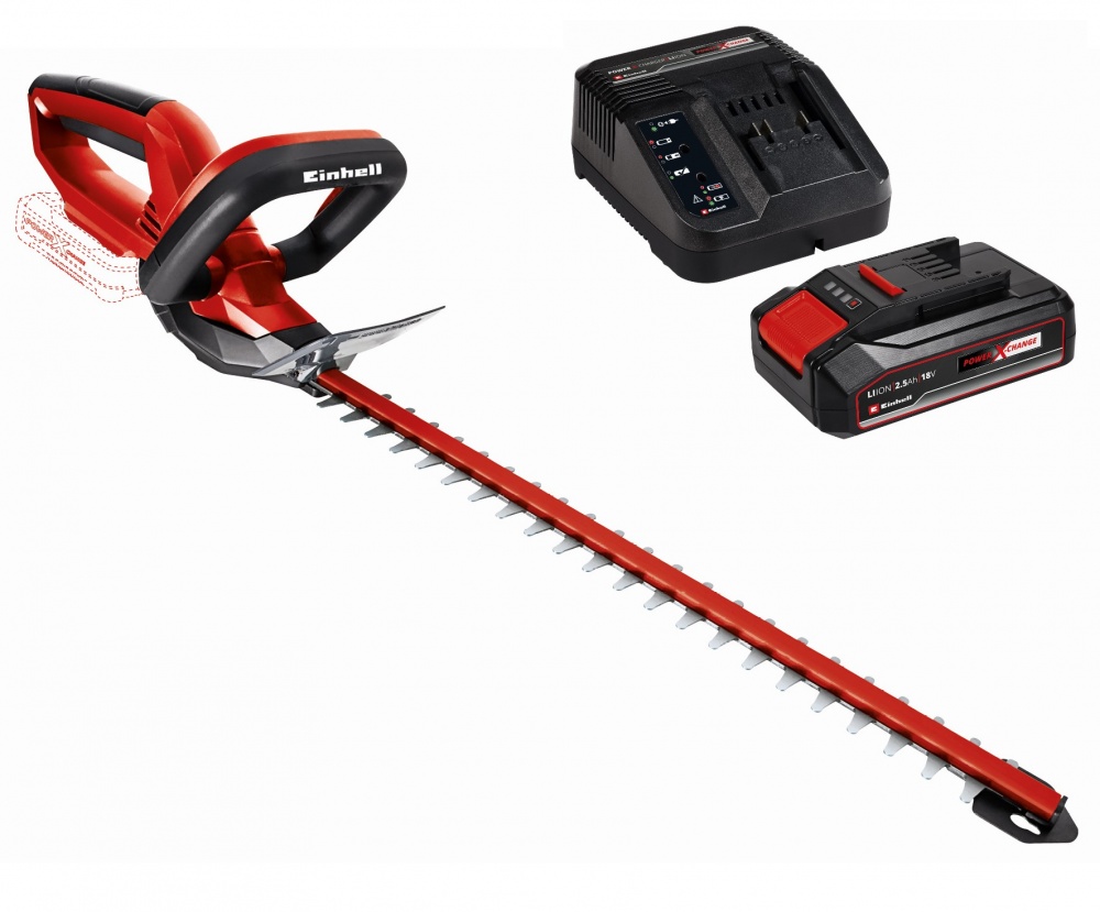 Кусторез аккумуляторный GC-CH 1846 Li 3410642 + Аккумулятор зарядное устройство 18V 2.5 Ah PXC