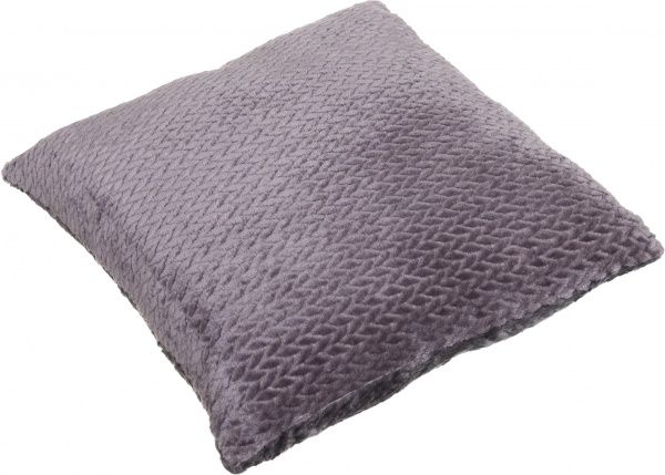 Подушка декоративна коса жакард 260 gsm 45x45 см сірий La Nuit 