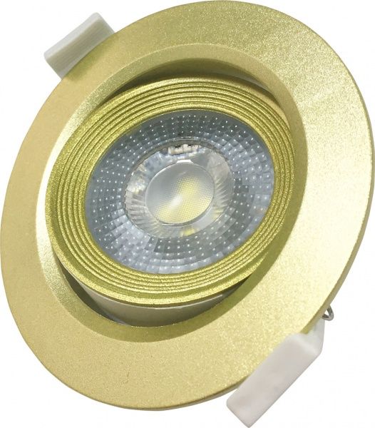 Світильник точковий Jazzway PSP-R 9044 LED 7 Вт 4000 К золото 