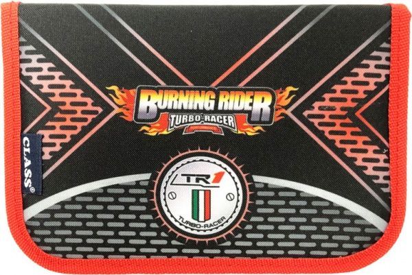 Пенал 1 отворот Racing Team 99109 CLASS красный