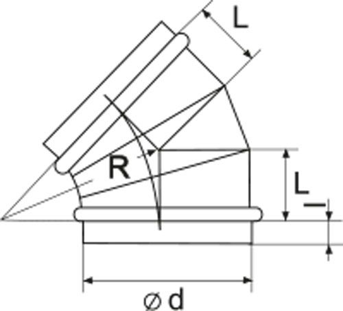 Отводы Вентс Спировент 45-150