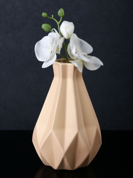 Ваза Азуми h=22 см кремовая Наша Кераміка