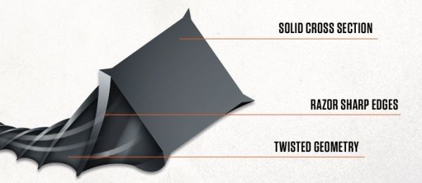 Леска косильная Echo d 2,7 мм 66 м Black Diamond